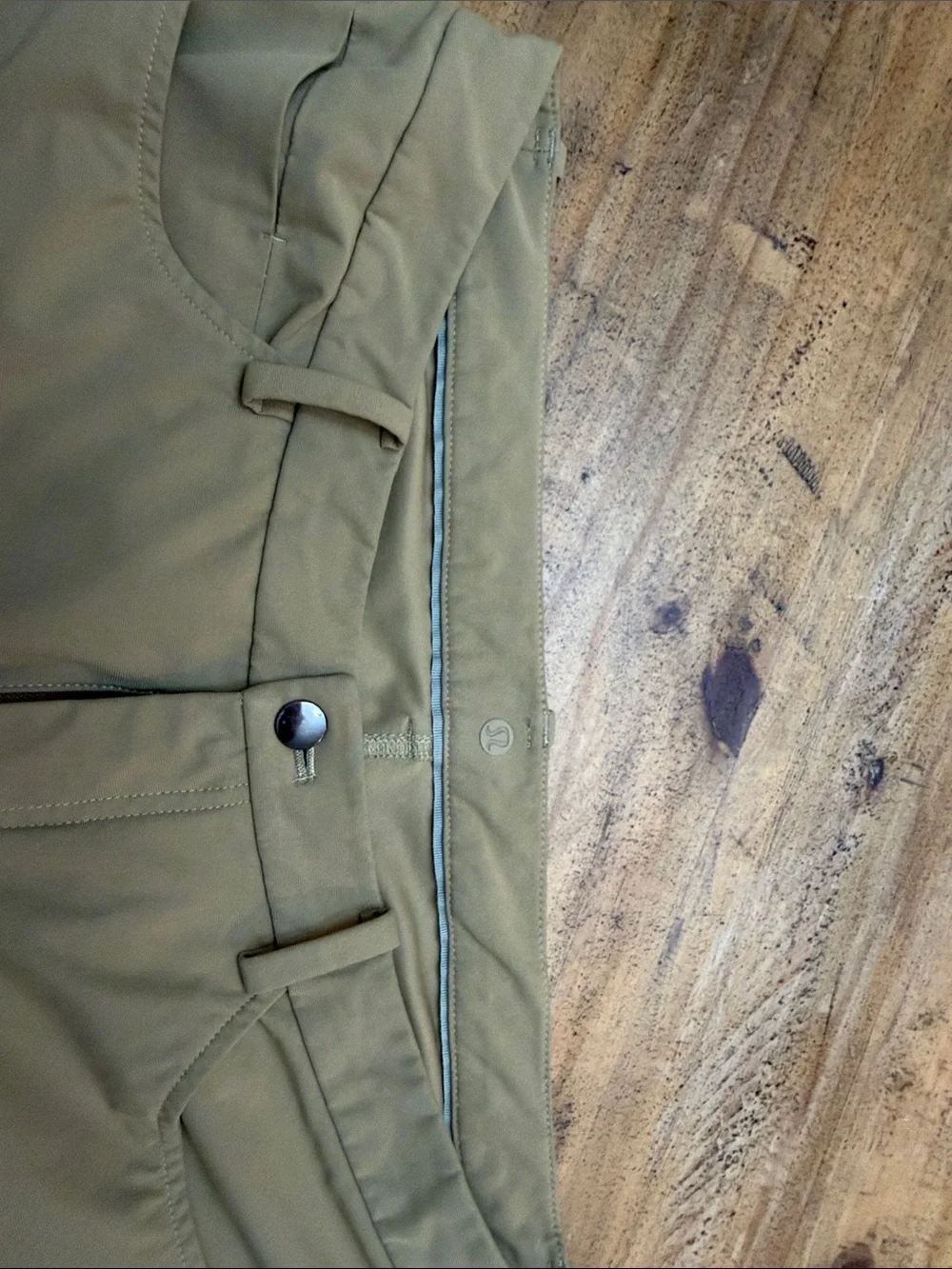 Lululemon Men’s Khaki Performance 5 Pocket Pants Stretch Golf Casual 36 x 30